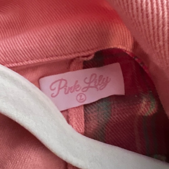 Pink Lily Long Sleeved Shacket L - Picture 3 of 4